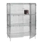 image of Tarrison TS-SU1836Z-KIT Polyseal Clear Epoxy Stationary Wire Security Unit, 36" x 18" x 63"