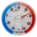 image of Taylor Precision 5321N Window Thermometer, 3-1/2" Dial