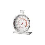 image of Taylor Precision 5932 Oven Thermometer, 3" Dial Glass Lens, 100°-600°F, Stainless Steel