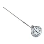 image of Taylor Precision 6084J8 Professional BiTherm Candy Deep Fry Thermometer 2" Dial 50-550°F 8" Stem
