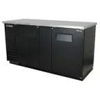 image of True TBB-3-HC 69" Two Solid Swing Door Back Bar Cooler with Hydrocarbon Refrigerant