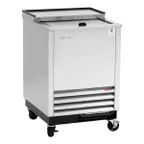 image of Turbo Air TBC-24SD-GF-N6 25" Stainless Glass Froster, 48 Mugs Capacity
