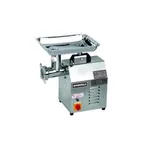 image of Uniworld TC-12E Meat Grinder, 250 lb/hr Capacity, 1 HP 1400 RPM Motor, 1/4" & 3/8" Grinding Plates, Forward/Reverse