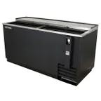 image of True TD-65-24-HC 64" Solid Slide Lid Deep Well Horizontal Bottle Cooler with Hydrocarbon