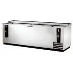 image of True TD-95-38-S-HC 95" Solid Slide Lid Stainless Steel Deep Well Horizontal Bottle Cooler