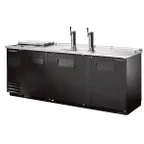image of True TDD-4CT-HC 90" Swing Door Direct Draw Beer Dispenser with 2 Taps & 4 Keg Capacity
