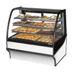 image of True TDM-DC-48-GE/GE-S-W 48" Curved Glass / Glass End Dry Bakery Merchandiser Case