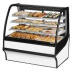 image of True TDM-DC-48-GE/GE-W-W 48" Curved Glass / Glass End Dry Bakery Merchandiser Case