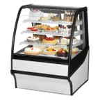 image of True TDM-R-36-GE/GE-W-W 36" White Refrigerated Bakery Display Case