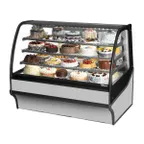 image of True TDM-R-59-GE/GE-S-S 59" Refrigerated Bakery Display Case, Stainless Steel