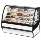 image of True TDM-R-59-GE/GE-W-W 59" White Refrigerated Bakery Display Case
