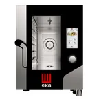 image of Tecnoeka MKFA 611 CTS Full Size Electric Combi Oven with Touchscreen Controls, 208/240 Volts