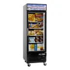 image of Turbo Air TGF-23F(B)-N 27" 1 Glass Door Freezer Merchandiser, White or Black, 17.7 cu. ft.