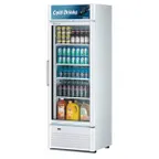 image of Turbo Air TGM-20SD-N6 27" 1-Glass Door Merchandiser Refrigerator, White or Black, 16.01 cu. ft., LED Lighting