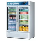 image of Turbo Air TGM-47SD-N 51" 2-Glass Door Merchandiser Refrigerator, 41.71 cu. ft., R290, White or Black Exterior