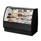 image of True TGM-R-59-SC/SC-B-W 59" Black Refrigerated Bakery Display Case