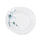 image of Thunder Group 1208BB Plate, 8" Dia., Round, Curved Rim - Dozen