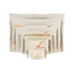 image of Thunder Group 2408 Asian Plate, 12 Oz., 8-1/2" X 5-3/4", Rectangular - Dozen