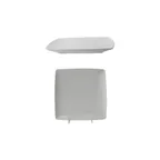 image of Thunder Group 29007WT Plate, 7-1/4" X 7-1/4", 1/2" Deep, Square - Dozen