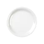 image of Thunder Group CR106W Plate, 6-1/2" Dia., Round, Narrow Rim - Dozen