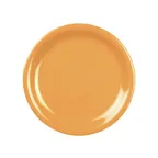 image of Thunder Group CR107YW Plate, 7-1/4" Dia., Round, Narrow Rim - Dozen