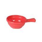 image of Thunder Group CR305RD Soup Bowl, 10 Oz., 6-3/4" X 4-1/4" X 2" Deep, With Handle - Dozen
