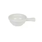 image of Thunder Group CR305V Soup Bowl, 10 Oz., 6-3/4" X 4-1/4" X 2" Deep, With Handle - Dozen