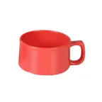 image of Thunder Group CR9016RD Soup Mug, 10 Oz., 4" Dia., With C-Handle - Dozen