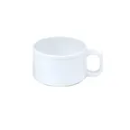image of Thunder Group CR9016W Soup Mug, 10 Oz., 4" Dia., With C-Handle - Dozen