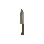 image of Thunder Group JAS013002 Japanese 3T Knife, 11.26" X 1.89" X .88", Pointed, Riveted Wood Handle