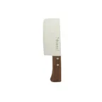 image of Thunder Group JAS013003 Japanese Vegetable Knife, 11.5" X 1.89" X .5", Riveted Wood Handle, Stainless Steel Blade