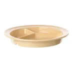 image of Thunder Group NS701T Compartment Plate, 8-3/4" Dia., Round, 3-Deep Wells - Dozen