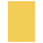 image of Thunder Group PLCB241805YW Cutting Board, 18" X 24" X 1/2", Non-Absorbent, Non-Skid Surface, yellow