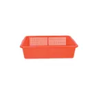 image of Thunder Group PLFB003 Colander/Basket, 18" X 13-3/4", Rectangular, Perforated