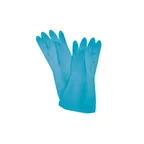 image of Thunder Group PLGL004BU Latex Gloves, Small, 12" x 3-7/8", 18 Mil, Textured, Blue, 1 Pair