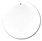 image of Thunder Group PLRCB002 Cutting Board, 14" Dia. X 1/2" Thick, Round, Non-Skid, white