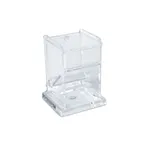image of Thunder Group PLSD001 Stir Stick Dispenser, 7-5/8" X 4-1/8" X 5-5/8"H, Rectangular, Easy Lift Top