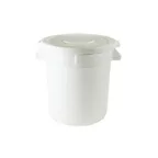 image of Thunder Group PLTC010W Trash Can, 10 Gallon, Round, Integrated Handles, Plastic