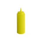 image of Thunder Group PLTHSB008Y Squeeze Bottle, 8 Oz., Plastic, Yellow - Dozen