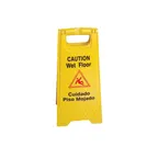 image of Thunder Group PLWFC024 Safety Floor Sign, "Caution/Wet Floor"