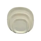 image of Thunder Group PS3008V Square Plate, 8-1/4", Square With Round Corners, Break-Resistant, Passion Pearl