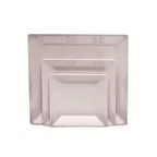 image of Thunder Group PS3208W Square Plate, 8-1/4", Wide Rim, Break-Resistant