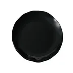 image of Thunder Group RF1018BW Plate, 18" Dia., Round, Scallop Edge, Black Pearl