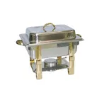 image of Thunder Group SLRCF0834GH Chafer, 4 Quart, Half-Sized, Rectangular - Set