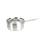 image of Thunder Group SLSSP100 Sauce Pan, 10 Quart With Lid, Helper Handle