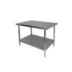 image of Thunder Group SLWT43072F Work Table, 30" X 72" X 35"