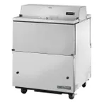 image of True TMC-34-S-DS-SS-HC 34" Dual Sided Milk Cooler, Forced Air, 8 Crates Capacity