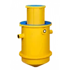 image of Thermaco TSS-95-ECA Grease Trap Trapzilla Solids Separator w/ 18" Extension Collar - 150 GPM
