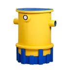 image of Thermaco TSS-95-SSA-6 Grease Trap Trapzilla Solids Separator with Support Stand - 6" Inlet/Outlet