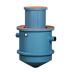 image of Thermaco TZ-400-ECA Grease Trap Trapzilla Grease Interceptor w/ 18" Extension Collar - 75 GPM
